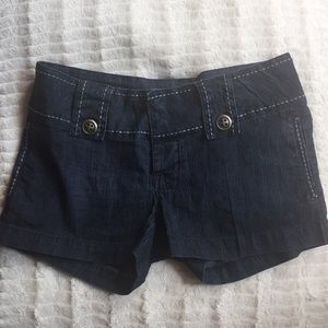 Denim shorts